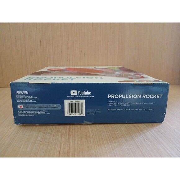 Discovery Propulsion Rocket 7 Piece Set Toy Powered by Baking Soda With Poster - Picture 10 of 11